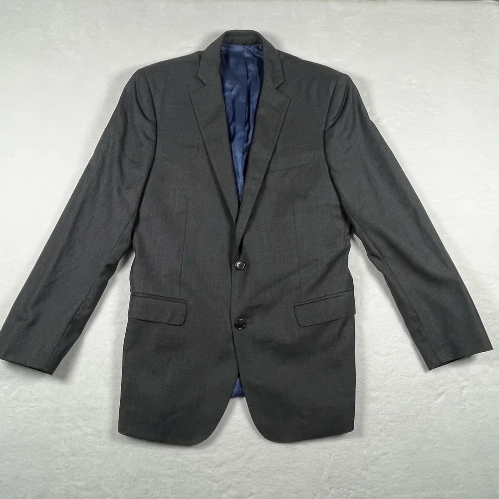 Brooks Brothers Brooksgate Regent Dark Gray Blazer Vitale Barberis Canonico Wool